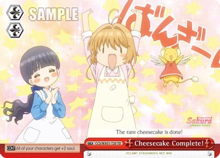 Cheesecake Complete! (CCS/WX01-T20 TD) - Cardcaptor Sakura: Clear Card