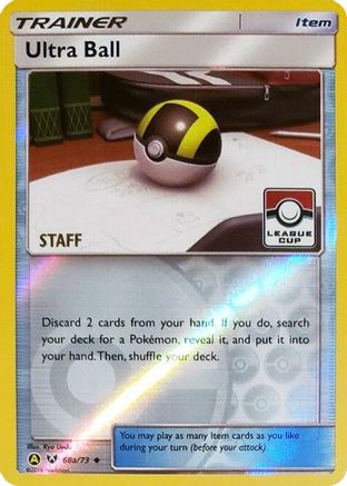 Ultra Ball 68a/73  - Reverse Holofoil League & Championship Cards - Promo