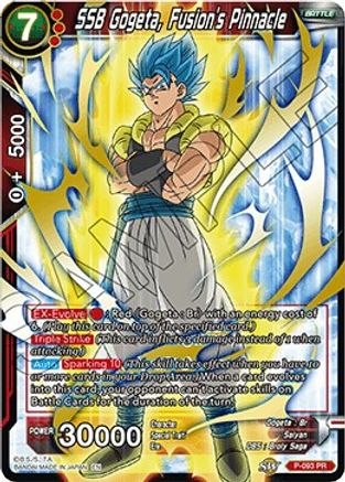 SSB Gogeta, Fusion's Pinnacle (P-093) - Promotion Cards