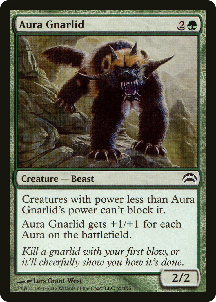 Aura Gnarlid (PC2-055) - Planechase 2012 Foil