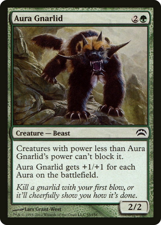 Aura Gnarlid (PC2-055) - Planechase 2012 Foil