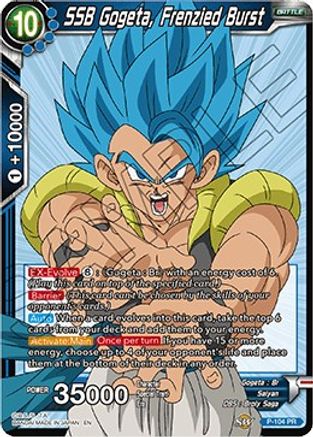 SSB Gogeta, Frenzied Burst (P-104) - Promotion Cards