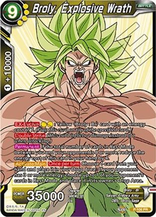 Broly, Explosive Wrath (P-106) - Promotion Cards