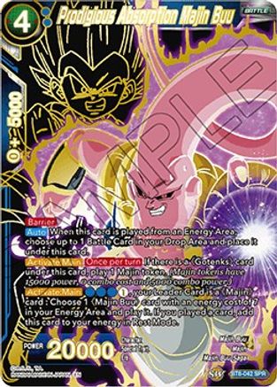 Prodigious Absorption Majin Buu (SPR) (BT6-042_SPR) - Destroyer Kings