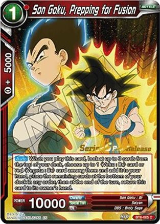 Son Goku, Prepping for Fusion (BT6-005_PR) - Destroyer Kings PreRelease Cards