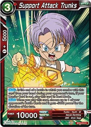 Support Attack Trunks (BT6-010_PR) - Destroyer Kings PreRelease Cards