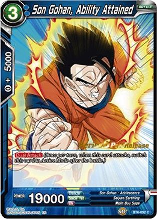 Son Gohan, Ability Attained (BT6-032_PR) - Destroyer Kings PreRelease Cards