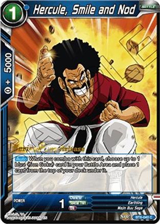 Hercule, Smile and Nod (BT6-040_PR) - Destroyer Kings PreRelease Cards