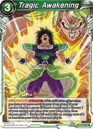 Tragic Awakening (BT6-077_PR) - Destroyer Kings PreRelease Cards