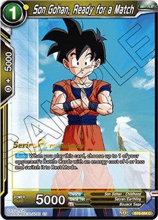 Son Gohan, Ready for a Match (BT6-084_PR) - Destroyer Kings PreRelease Cards