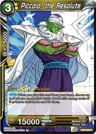 Piccolo, the Resolute (BT6-088_PR) - Destroyer Kings PreRelease Cards