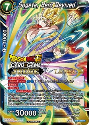 Gogeta, Hero Revived (Level 2) (BT5-038) - Judge Promotion Cards