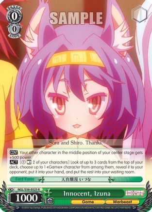 Innocent, Izuna (NGL/S58-E025 R) - No Game No Life