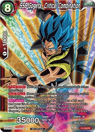 SSB Gogeta, Critical Combination (P-118) - Promotion Cards Foil