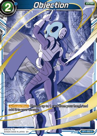 Objection (Alternate Art) (BT1-052) - Special Anniversary Set