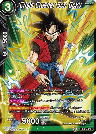 Crisis Crusher Son Goku (Alternate Art) (P-074) - Special Anniversary Set