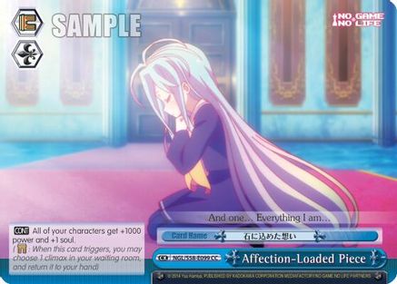 Affection-Loaded Piece (NGL/S58-E099 CC) - No Game No Life