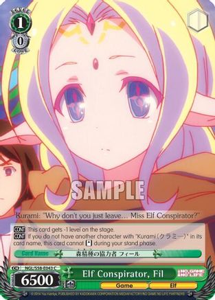 Elf Conspirator, Fil (NGL/S58-E043 C) - No Game No Life