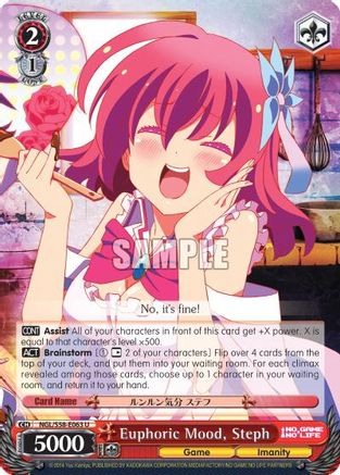 Euphoric Mood, Steph (NGL/S58-E063 U) - No Game No Life