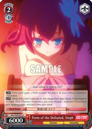 Form of the Defeated, Steph (NGL/S58-E072 C) - No Game No Life