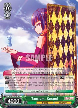 Tantrum, Kurami (NGL/S58-E026 R) - No Game No Life