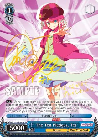 The Ten Pledges, Tet (SP) (NGL/S58-E084SP SP) - No Game No Life
