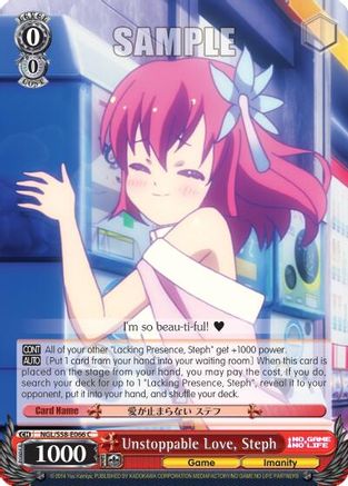 Unstoppable Love, Steph (NGL/S58-E066 C) - No Game No Life
