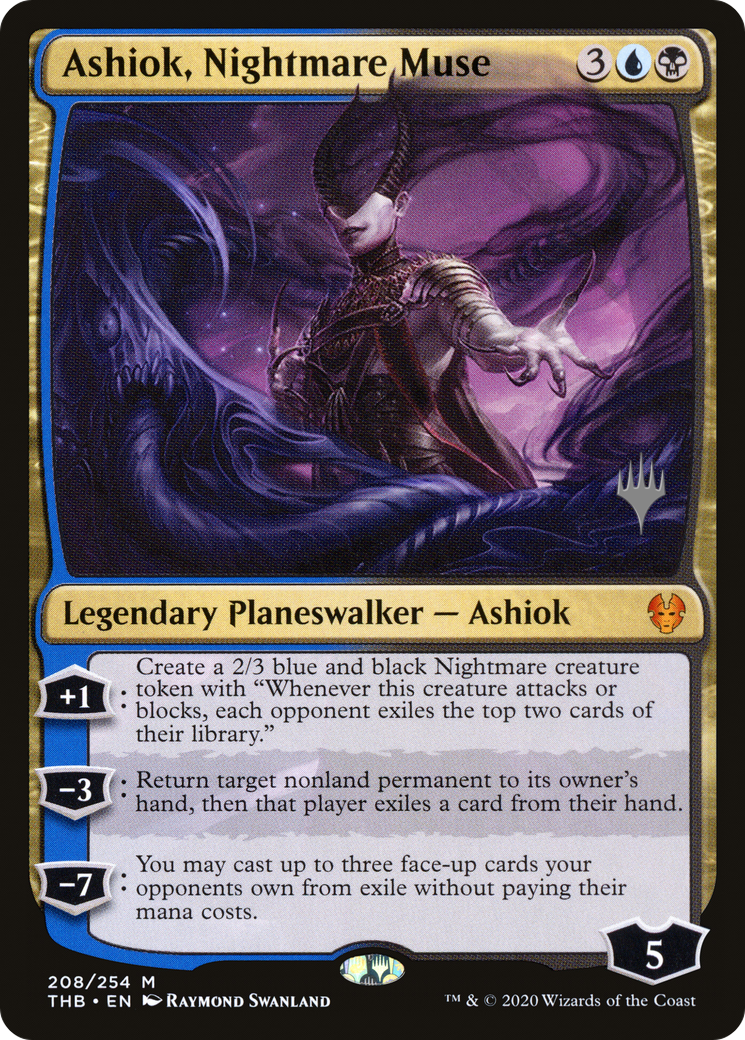 Ashiok, Nightmare Muse (PPTHB-208P) - Theros Beyond Death Promos Foil