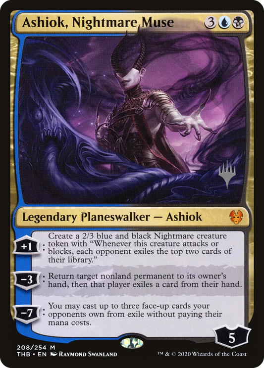 Ashiok, Nightmare Muse (PPTHB-208P) - Theros Beyond Death Promos Foil