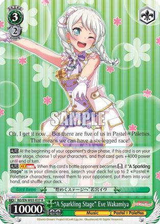 "A Sparkling Stage" Eve Wakamiya (BD/EN-W03-037 R) - BanG Dream! Girls Band Party! MULTI LIVE