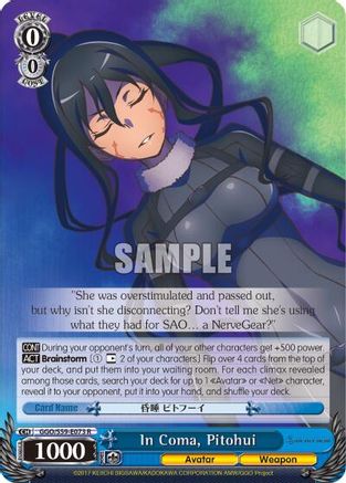 In Coma, Pitohui (GGO/S59-E073 R) - Gun Gale Online