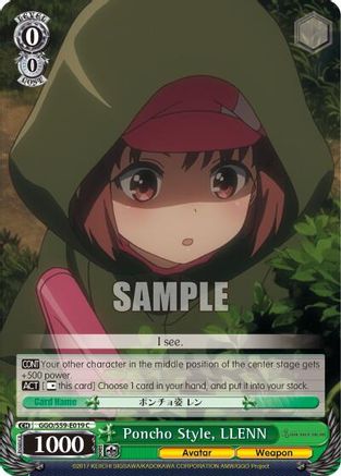 Poncho Style, LLENN (GGO/S59-E019 C) - Gun Gale Online