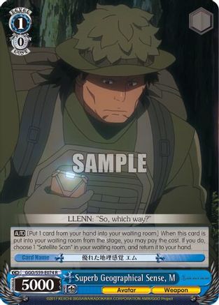 Superb Geographical Sense, M (GGO/S59-E074 R) - Gun Gale Online