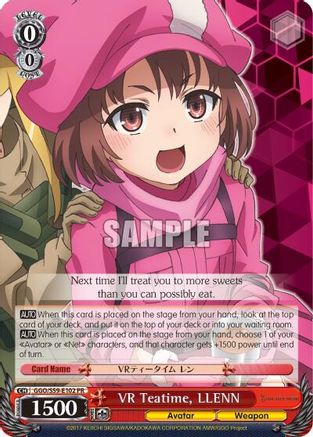 VR Teatime, LLENN (GGO/S59-E102 PR) - Gun Gale Online