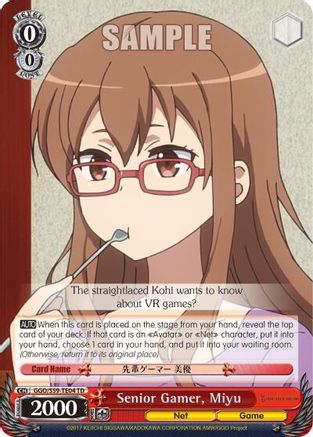 Senior Gamer, Miyu (GGO/S59-TE04 TD) - Gun Gale Online