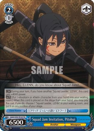 Squad Jam Invitation, Pitohui (GGO/S59-TE18 TD) - Gun Gale Online