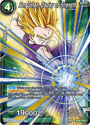 Son Gohan, Display of Strength (EX06-16) - Special Anniversary Set Foil
