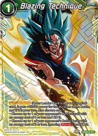 Blazing Technique (EX06-21) - Special Anniversary Set