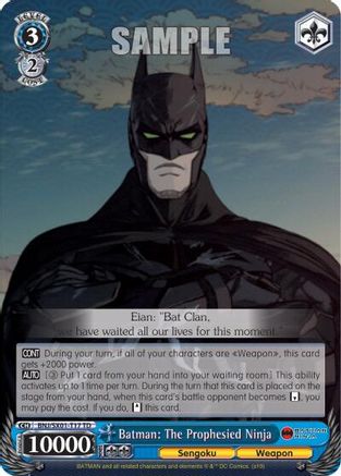 Batman: The Prophesied Ninja (BNJ/SX01-T17 TD) - Batman Ninja