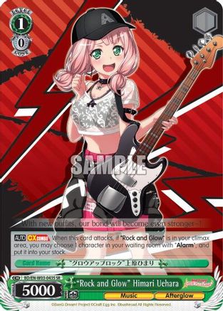 "Rock and Glow" Himari Uehara (SR) (BD/EN-W03-043S SR) - BanG Dream! Girls Band Party! MULTI LIVE