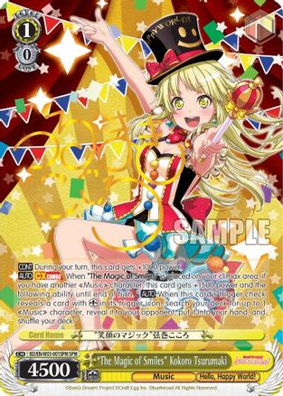 "The Magic of Smiles" Kokoro Tsurumaki (SPM) (BD/EN-W03-001SPM SPM) - BanG Dream! Girls Band Party! MULTI LIVE