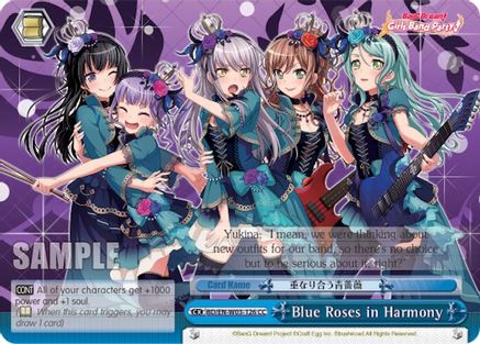 Blue Roses in Harmony (BD/EN-W03-126 CC) - BanG Dream! Girls Band Party! MULTI LIVE