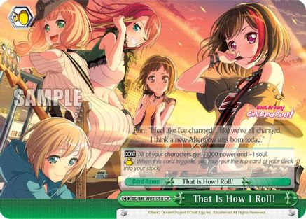 That Is How I Roll! (BD/EN-W03-058 CR) - BanG Dream! Girls Band Party! MULTI LIVE