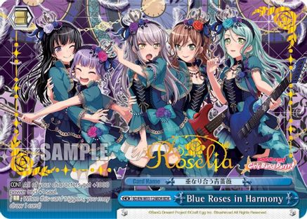 Blue Roses in Harmony (BDR) (BD/EN-W03-126BDR BDR) - BanG Dream! Girls Band Party! MULTI LIVE