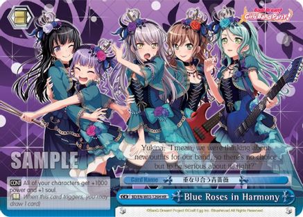 Blue Roses in Harmony (HR) (BD/EN-W03-126H HR) - BanG Dream! Girls Band Party! MULTI LIVE