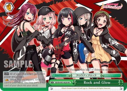 Rock and Glow (HR) (BD/EN-W03-062H HR) - BanG Dream! Girls Band Party! MULTI LIVE