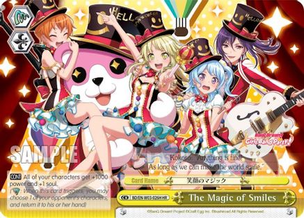 The Magic of Smiles (HR) (BD/EN-W03-026H HR) - BanG Dream! Girls Band Party! MULTI LIVE