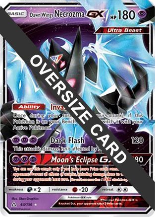 Dawn Wings Necrozma GX 063/156  - Holofoil Jumbo Cards - Promo