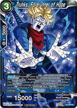 Trunks, Forerunner of Hope (P-139) - Promotion Cards