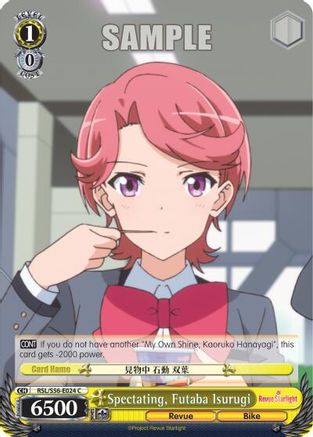 Spectating, Futaba Isurugi (RSL/S56-E024 C) - Revue Starlight
